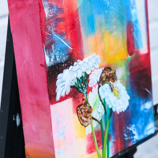 Small steps among petals