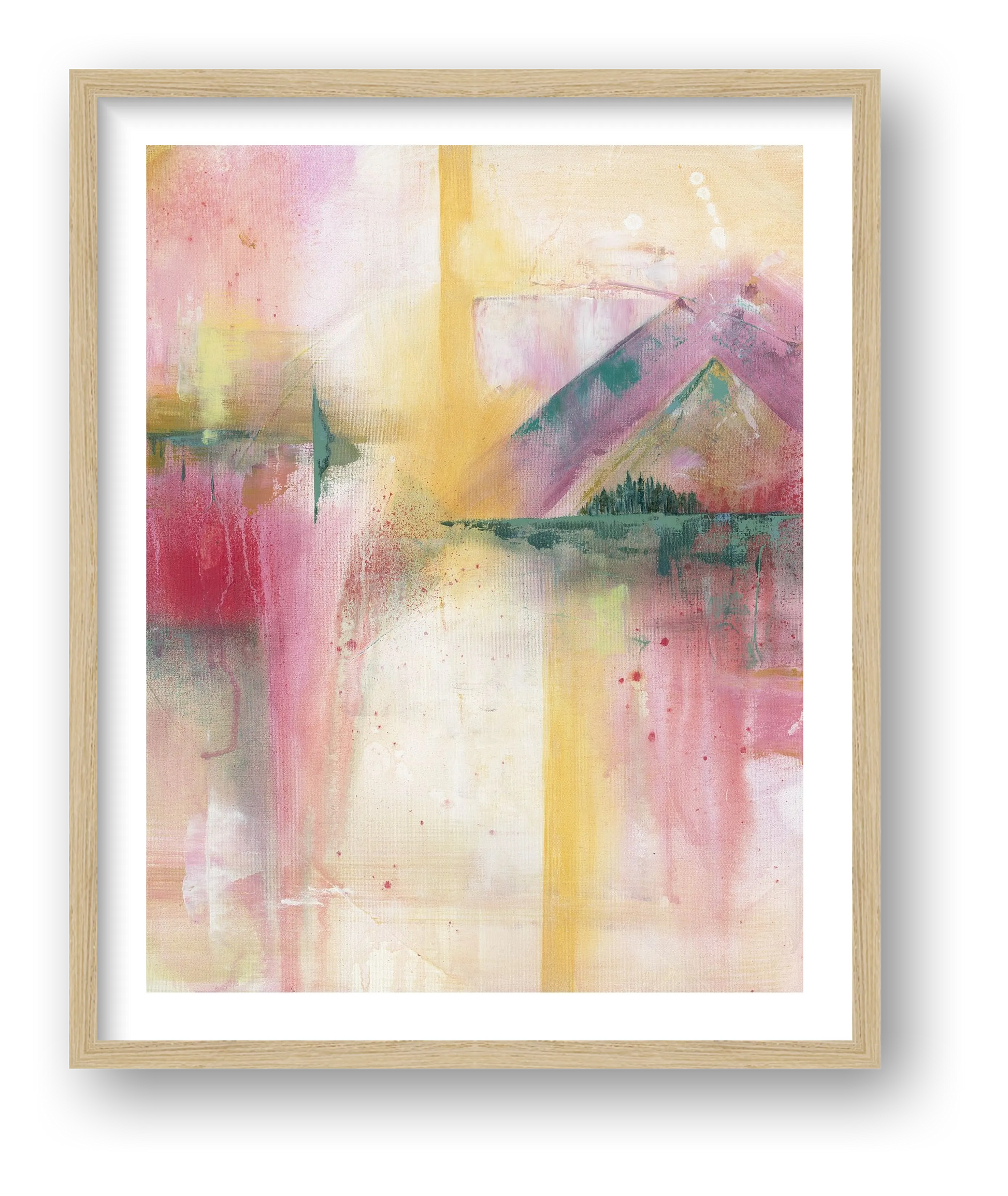 Held between light and storm — framed