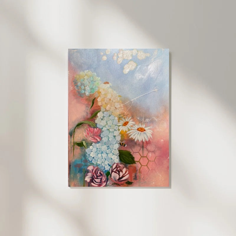 Harmony in Bloom (Diptych)