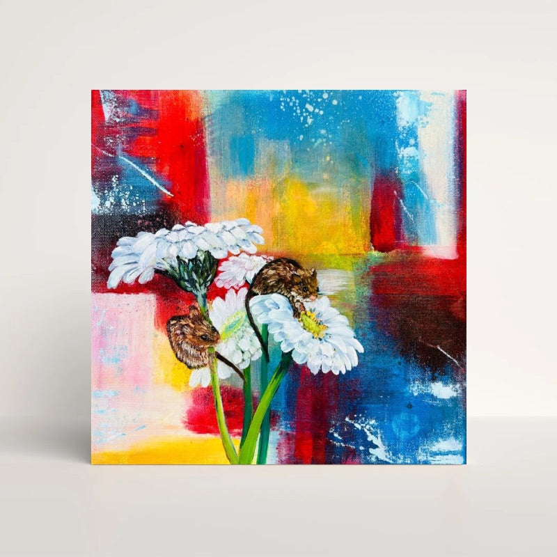 Small steps among petals