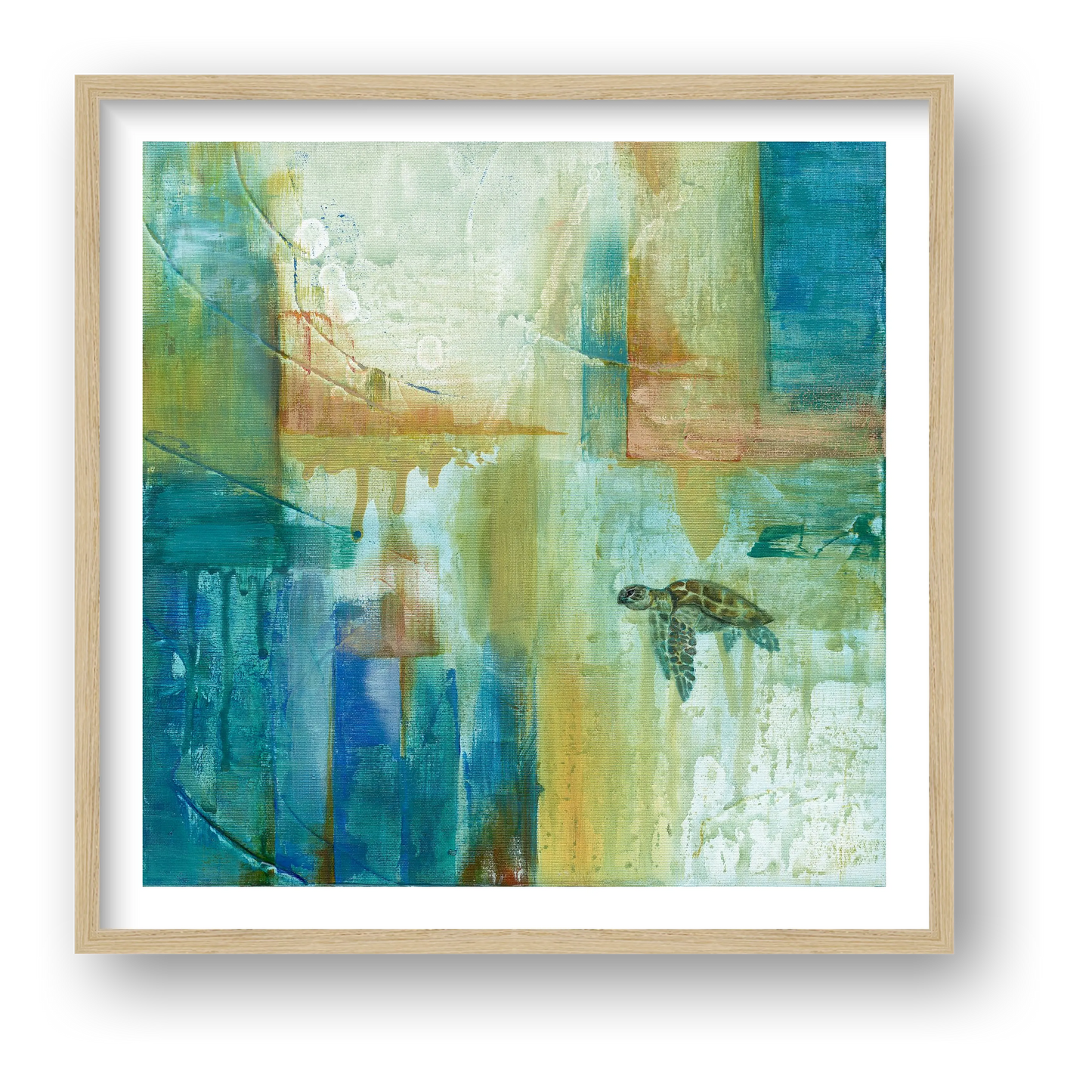 Gentle currents — framed